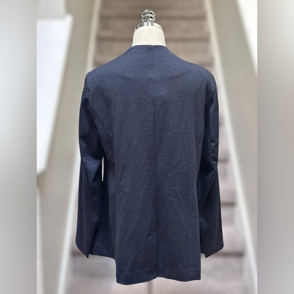 NEW Lane Bryant Faux-Denim Ponte Plus Size Bryant Blazer Women 16 Career Staple - Picture 9 of 16